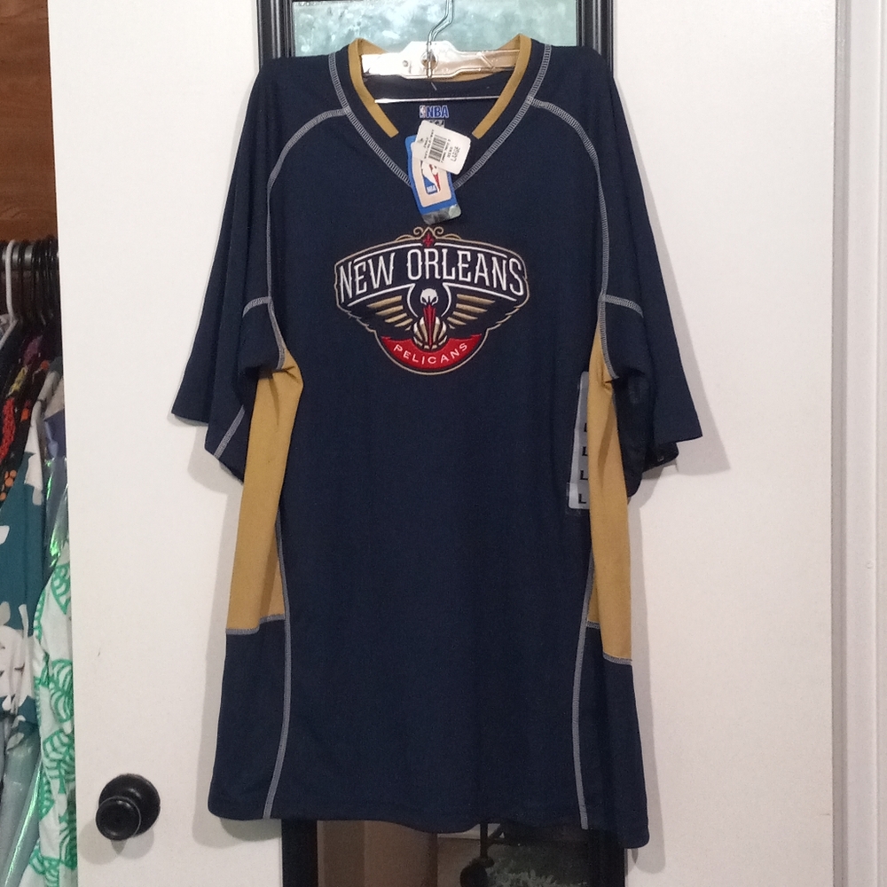 🧁B2G1🧁 NBA Official New Orleans Pelicans TX3 Cool Sports Short Sleeve Jersey